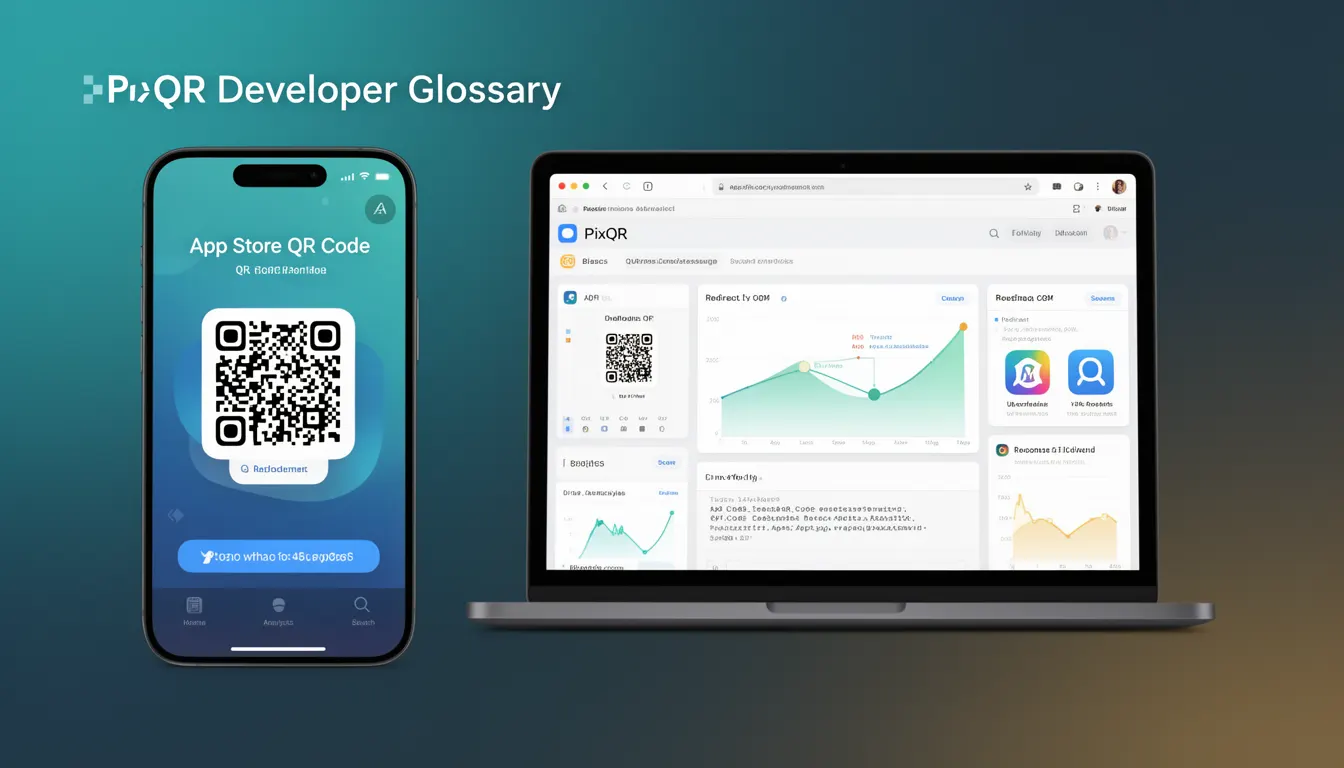 App Store QR Code developer glossary illustration
