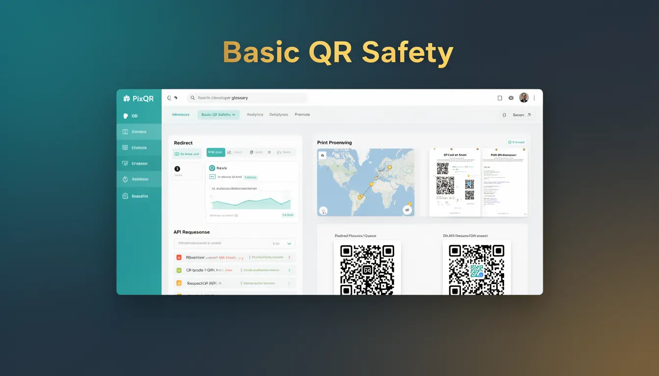 Basic QR Safety developer glossary illustration