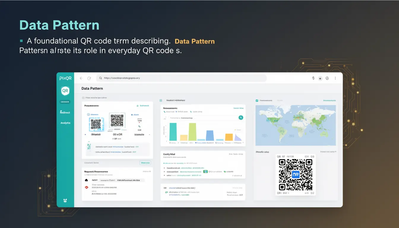 Data Pattern - PixQR Developer Glossary Data Pattern developer glossary illustration