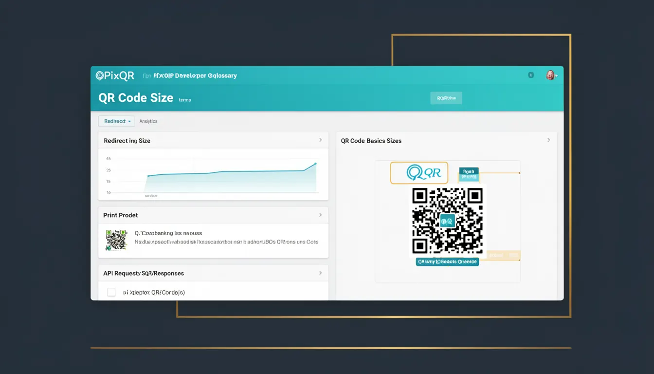 QR Code Size developer glossary illustration