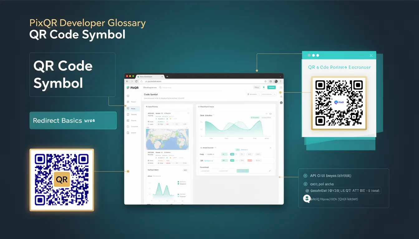 QR Code Symbol - PixQR Developer Glossary QR Code Symbol developer glossary illustration