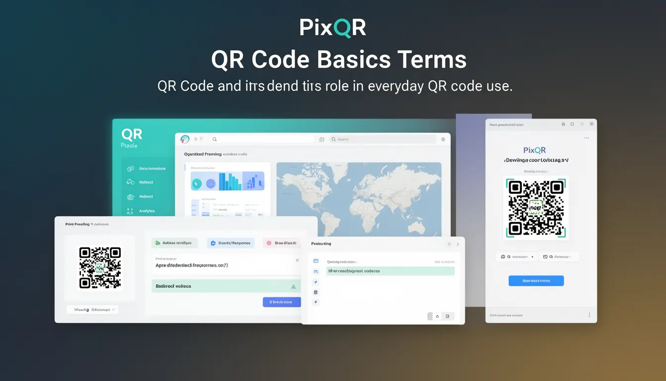 QR Code - PixQR Developer Glossary QR Code developer glossary illustration