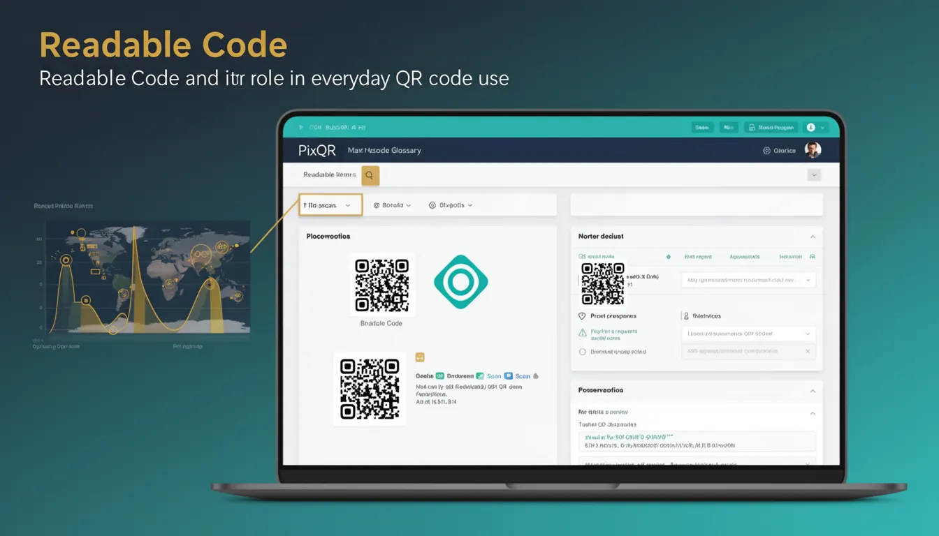 Readable Code - PixQR Developer Glossary Readable Code developer glossary illustration