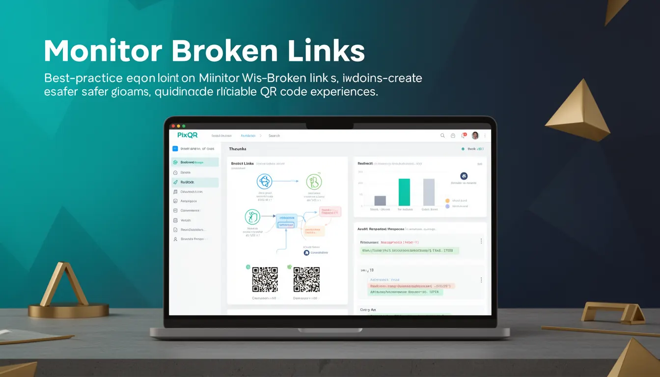 Monitor Broken Links developer glossary illustration