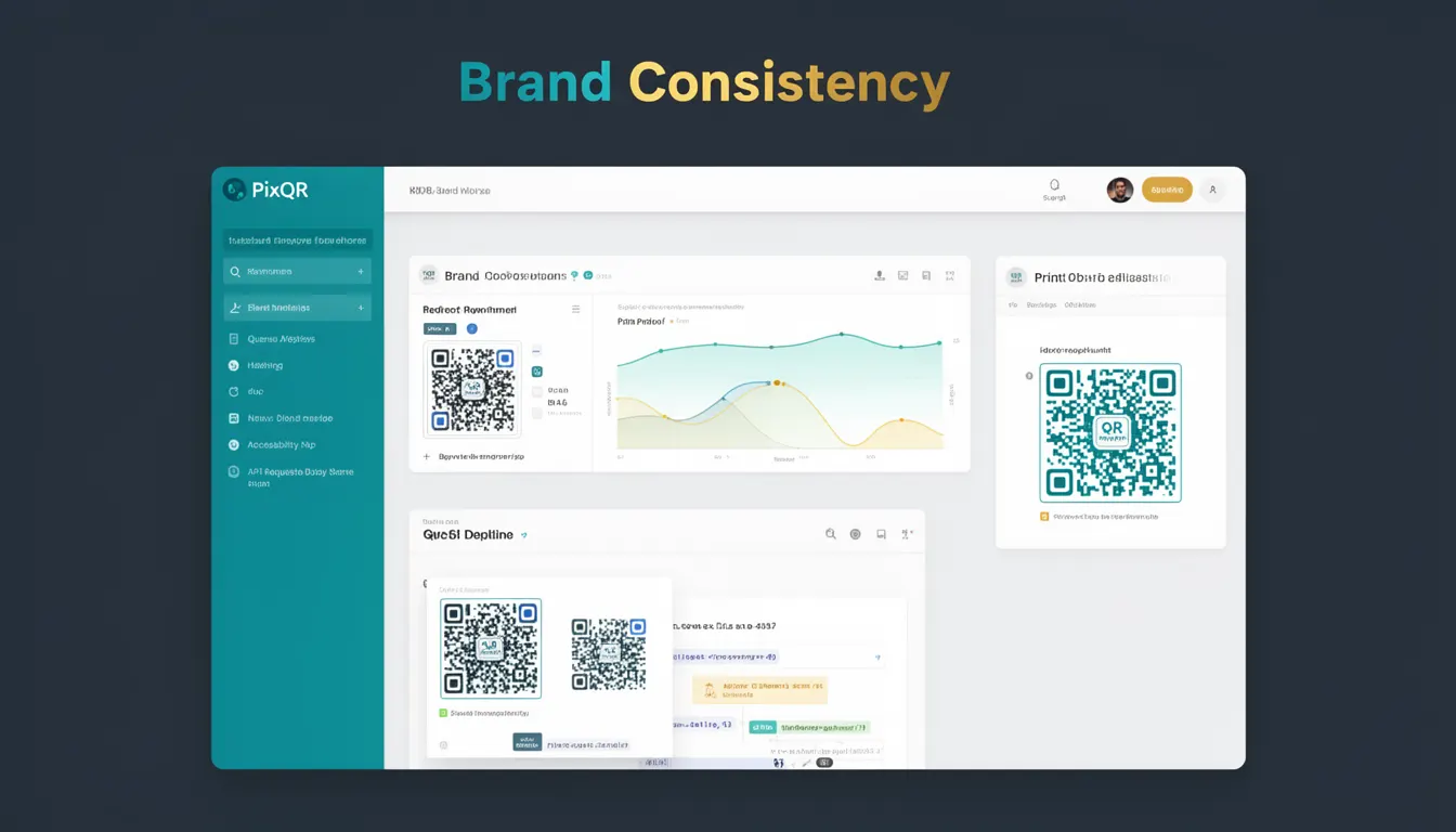 Brand Consistency - PixQR Developer Glossary Brand Consistency developer glossary illustration