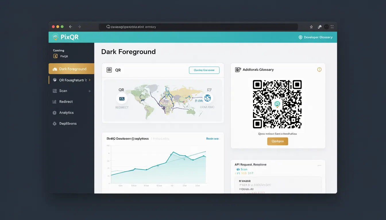 Dark Foreground developer glossary illustration