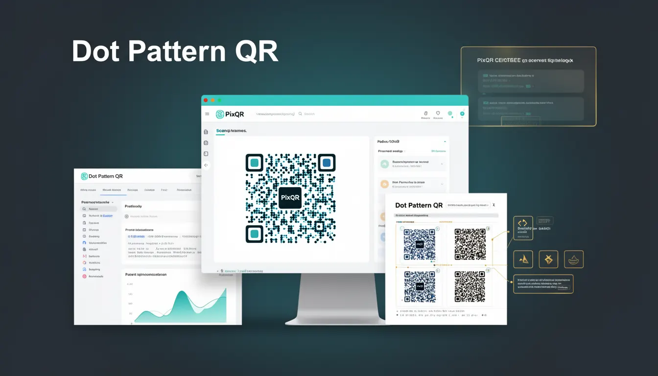 Dot Pattern QR developer glossary illustration