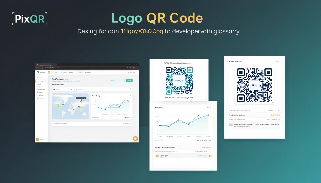 Logo QR Code developer glossary illustration