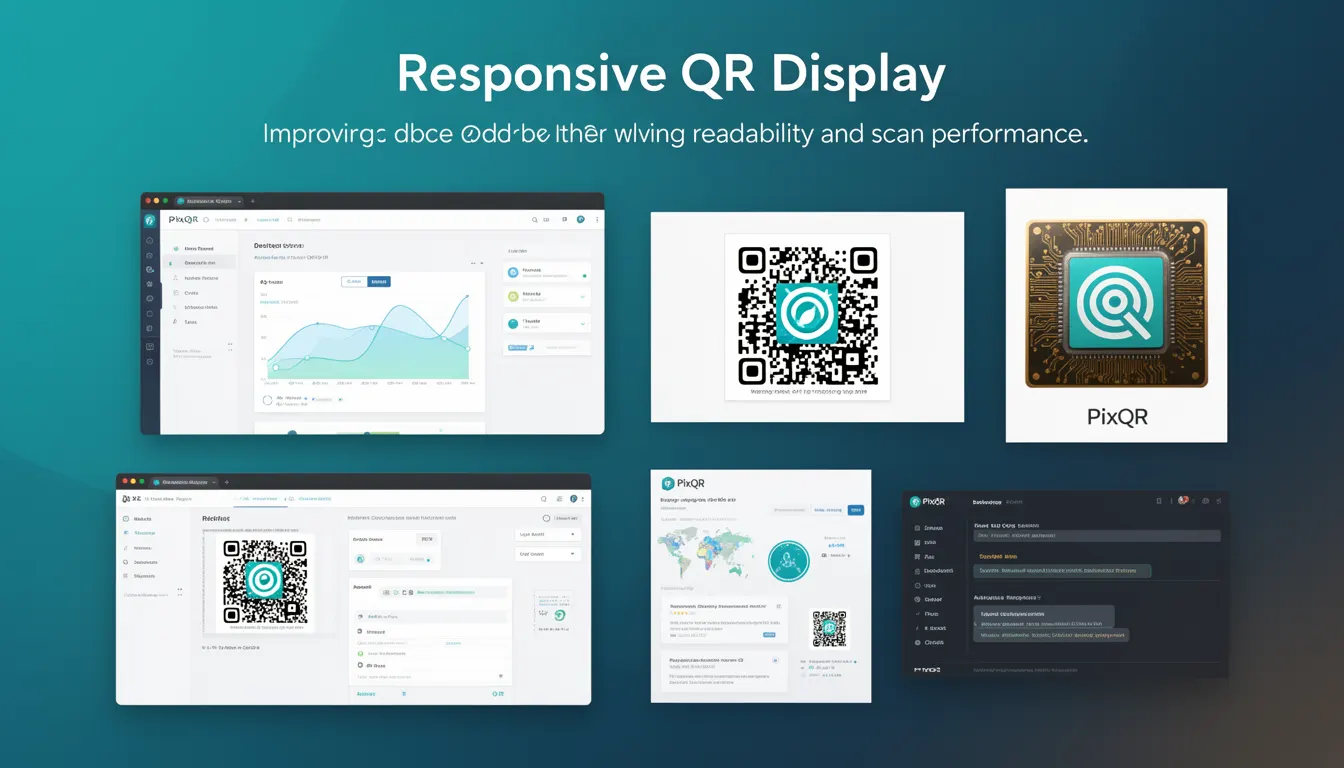 Responsive QR Display developer glossary illustration