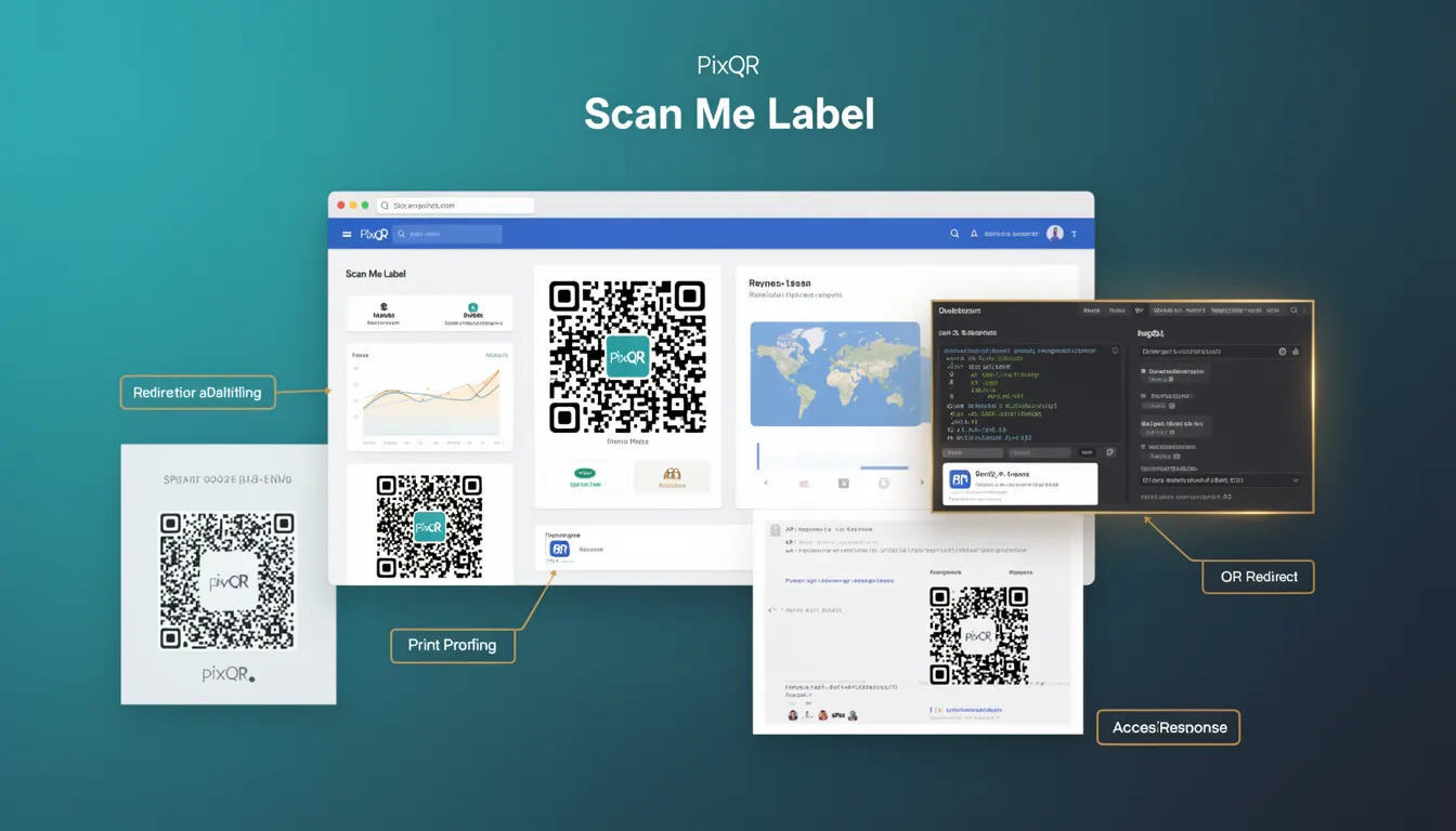 Scan Me Label developer glossary illustration