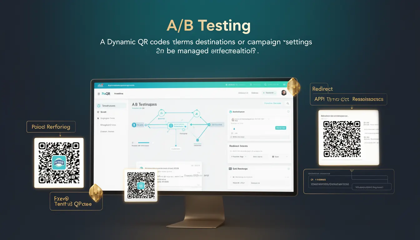 A/B Testing - PixQR Developer Glossary A/B Testing developer glossary illustration