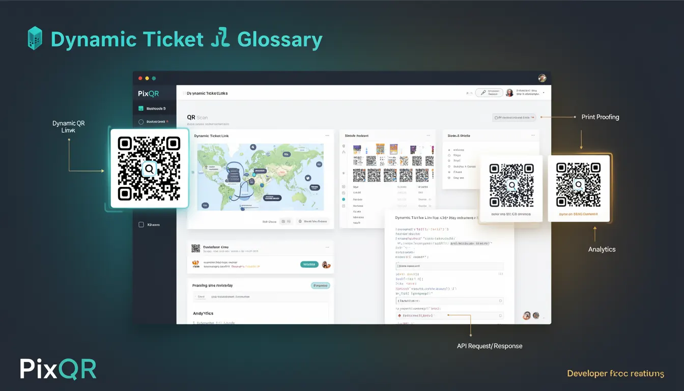 Dynamic Ticket Link developer glossary illustration