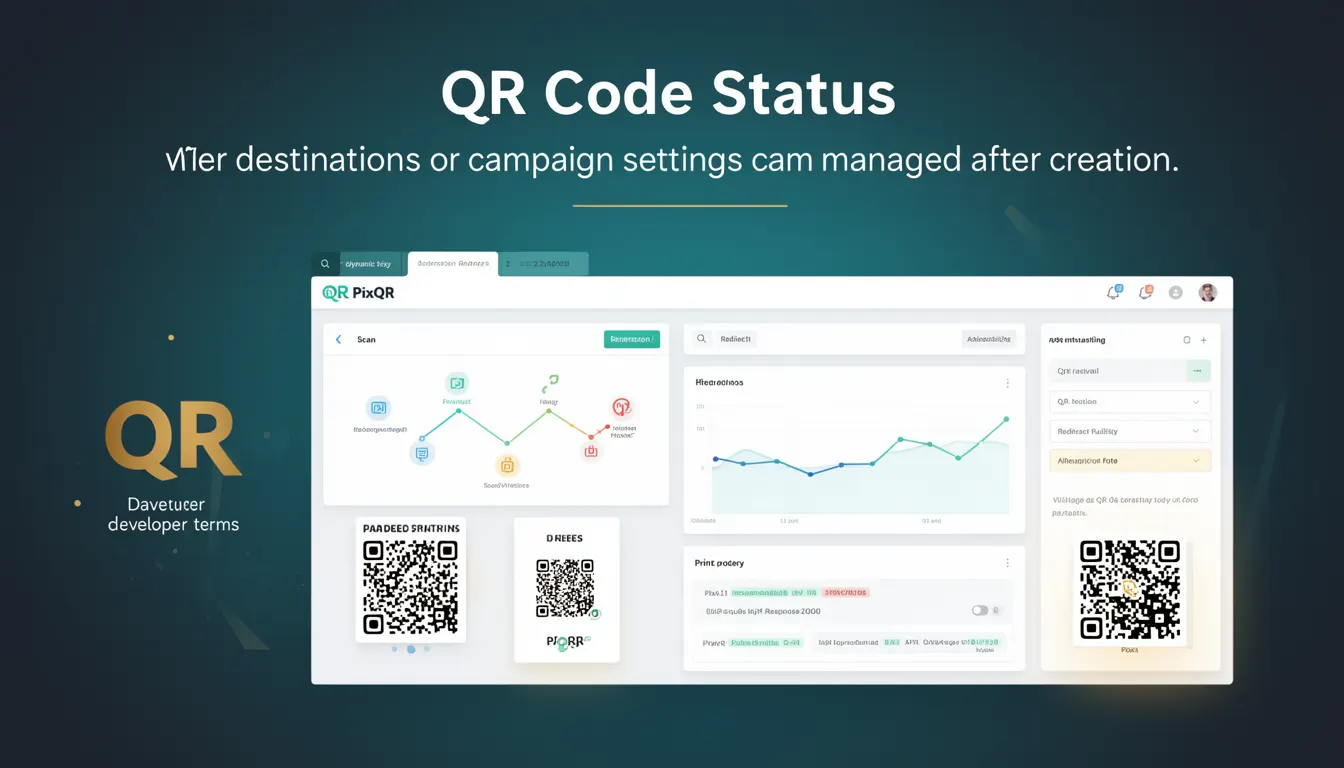 QR Code Status - PixQR Developer Glossary QR Code Status developer glossary illustration
