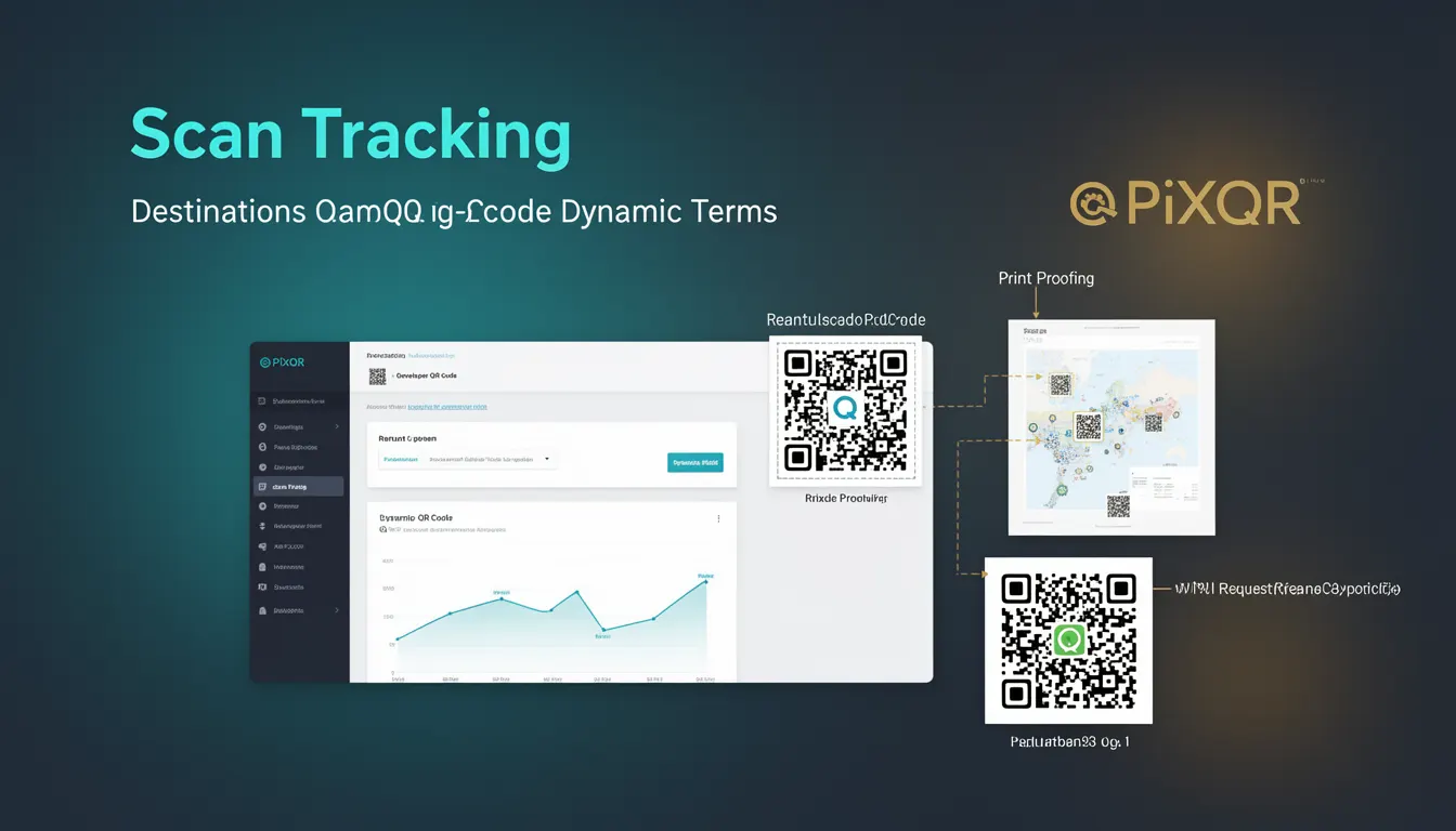 Scan Tracking - PixQR Developer Glossary Scan Tracking developer glossary illustration