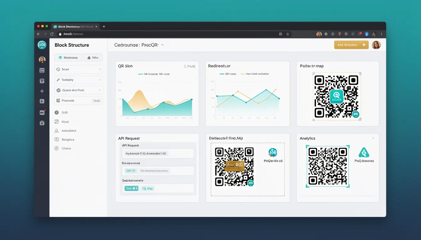 Block Structure - PixQR Developer Glossary Block Structure developer glossary illustration