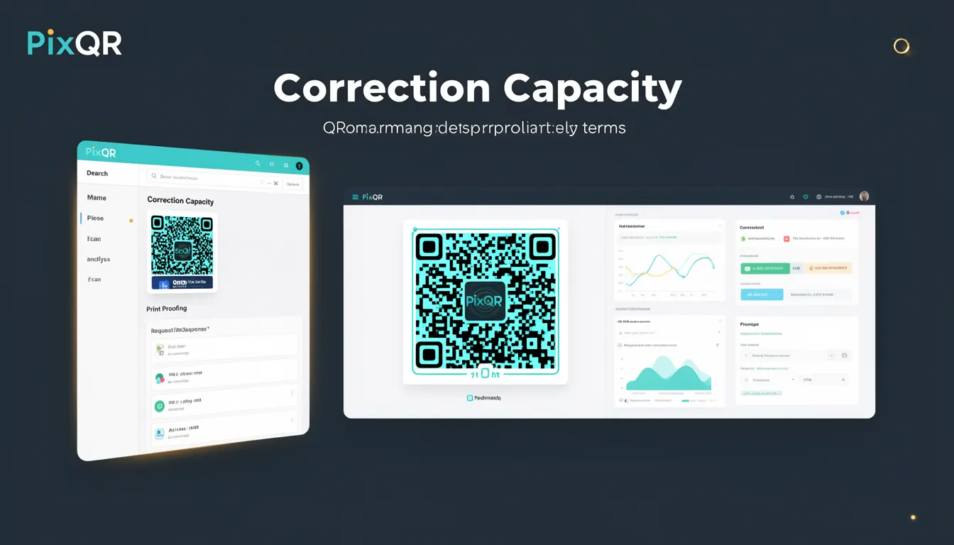 Correction Capacity - PixQR Developer Glossary Correction Capacity developer glossary illustration
