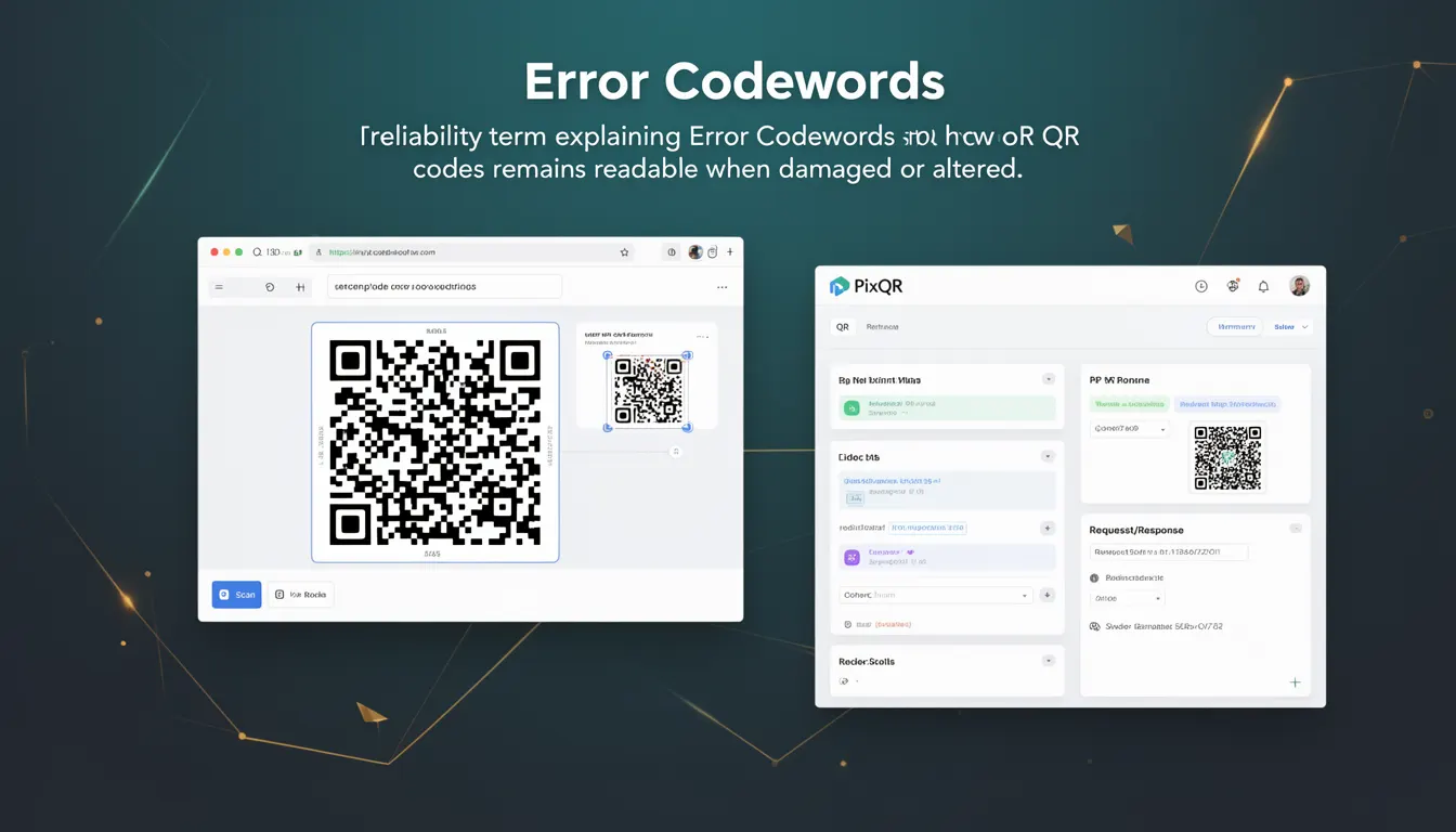 Error Codewords developer glossary illustration