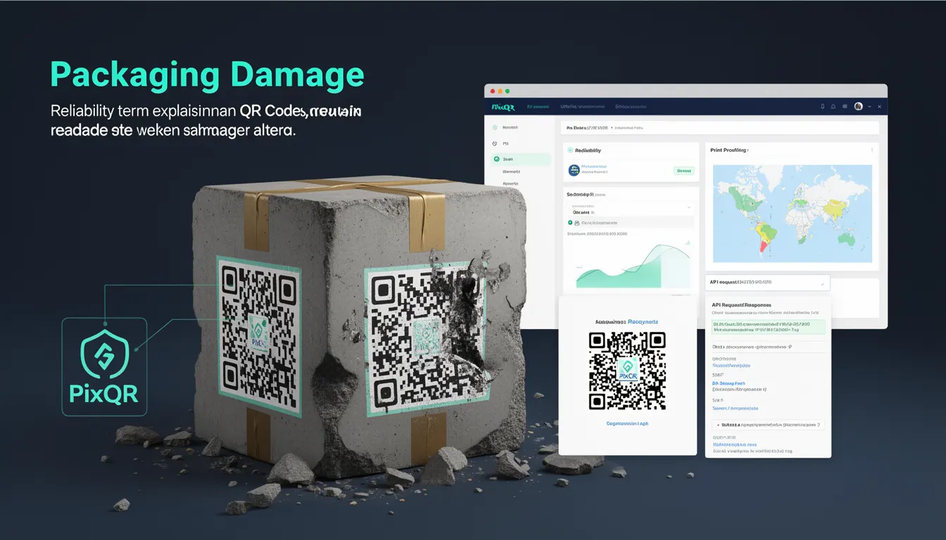 Packaging Damage - PixQR Developer Glossary Packaging Damage developer glossary illustration