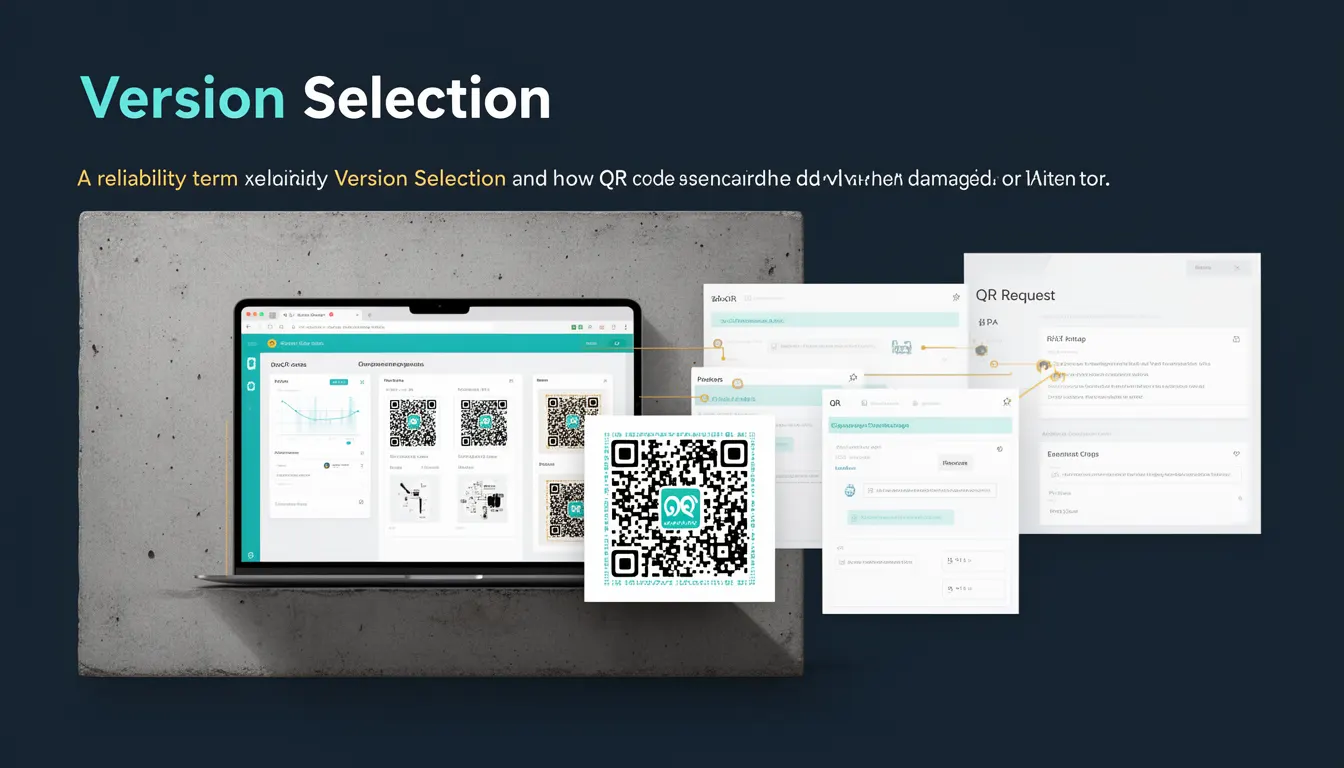 Version Selection - PixQR Developer Glossary Version Selection developer glossary illustration