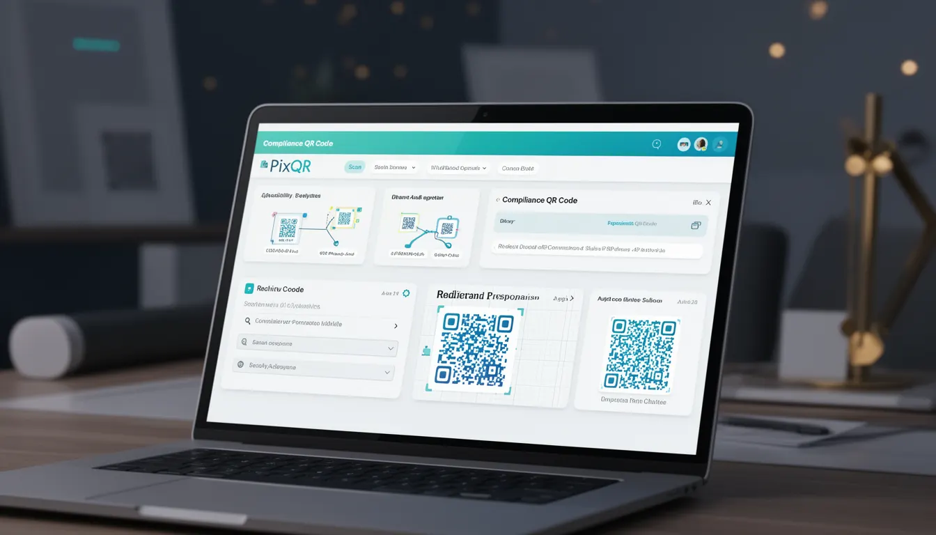Compliance QR Code developer glossary illustration