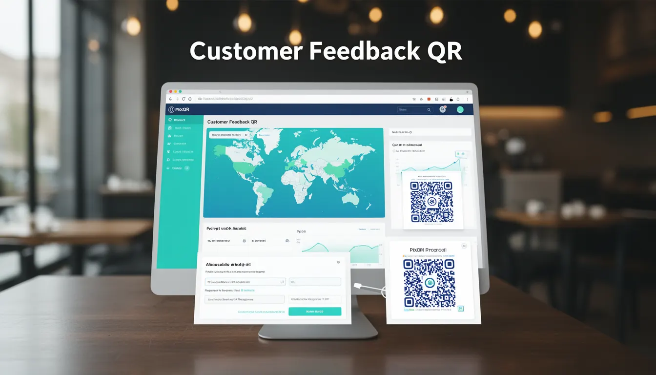 Customer Feedback QR developer glossary illustration