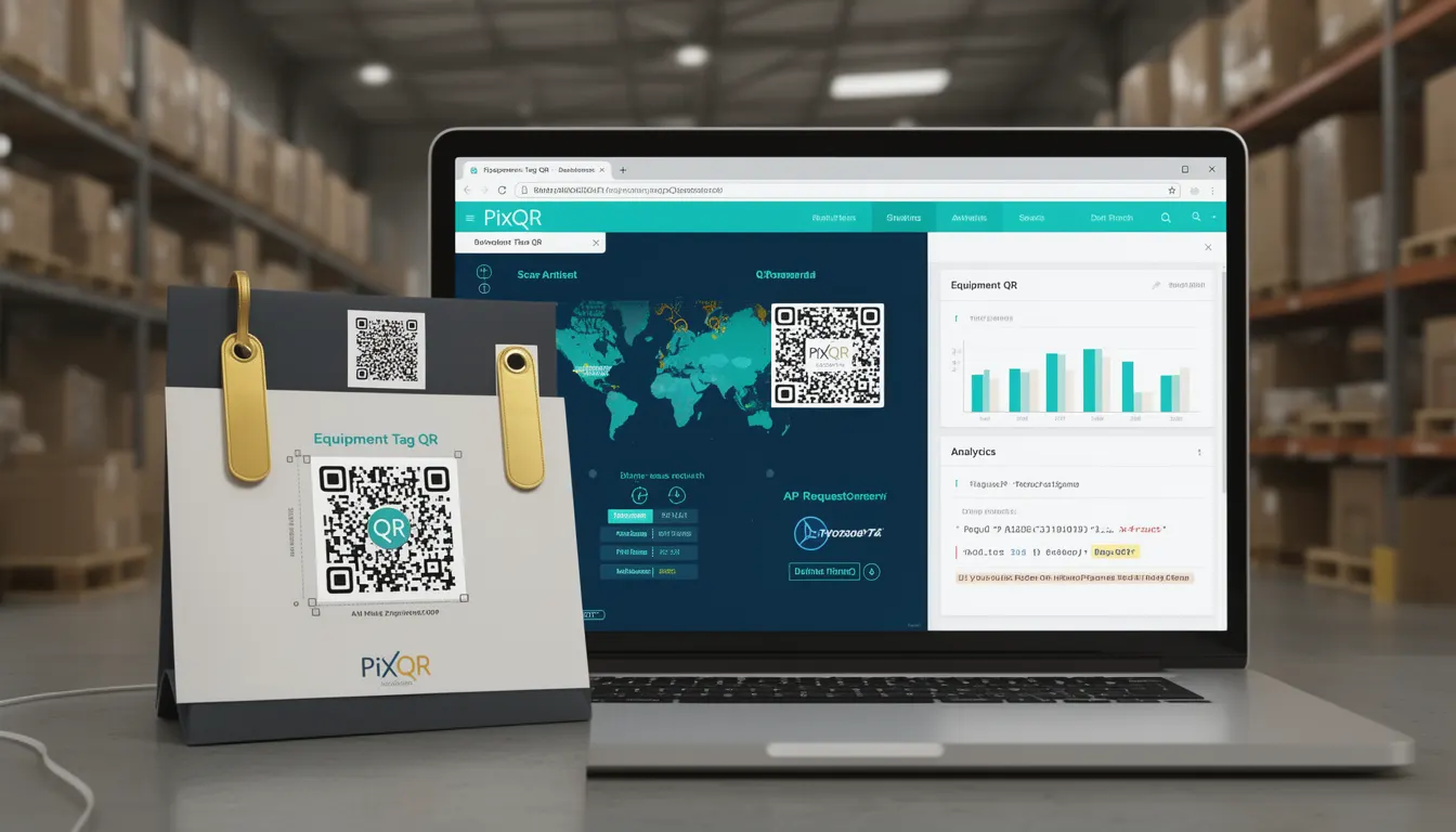Equipment Tag QR developer glossary illustration