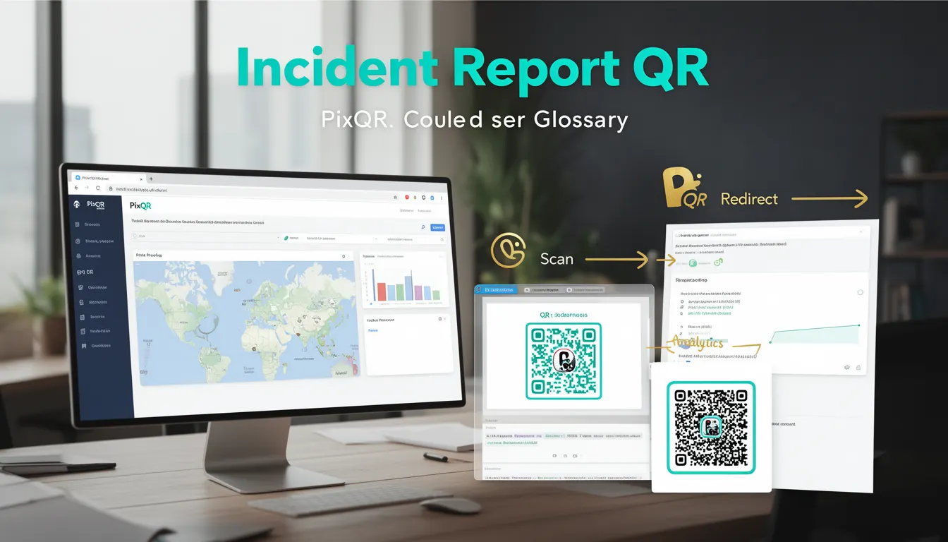 Incident Report QR developer glossary illustration