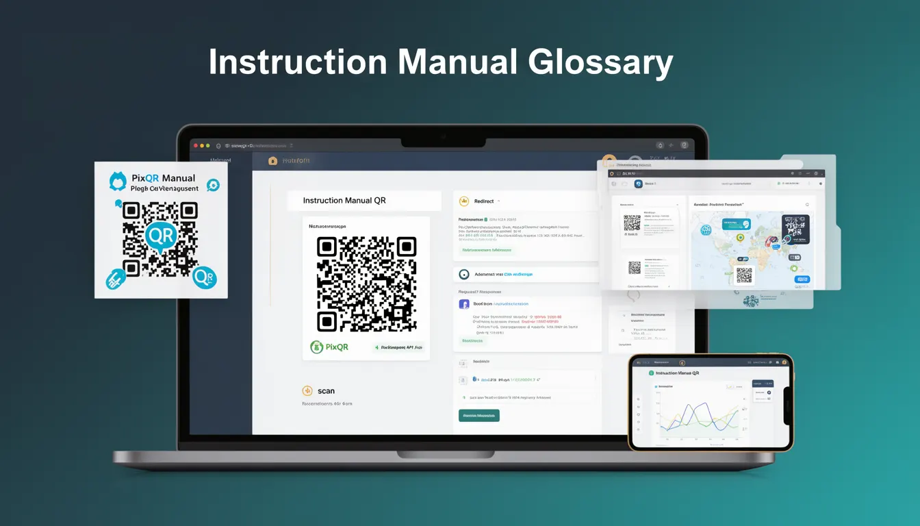 Instruction Manual QR developer glossary illustration