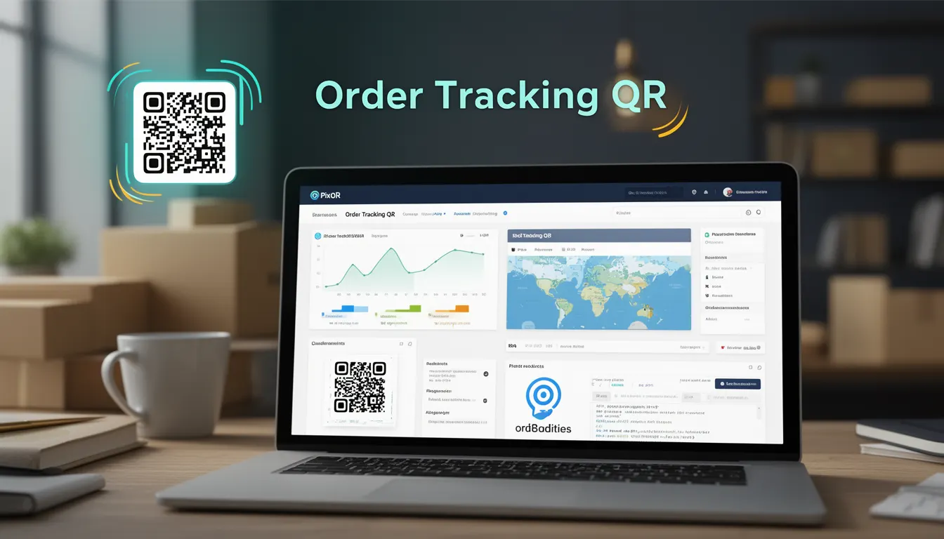 Order Tracking QR developer glossary illustration
