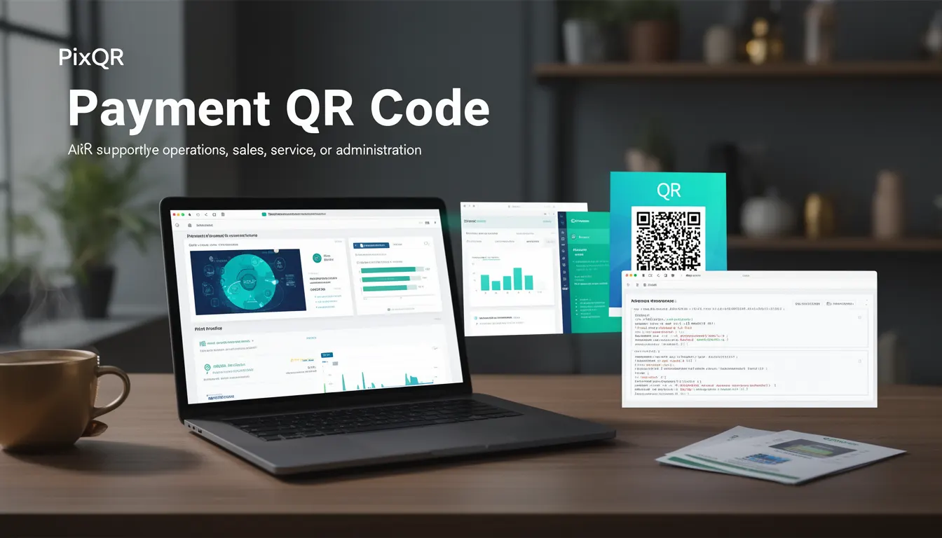 Payment QR Code developer glossary illustration