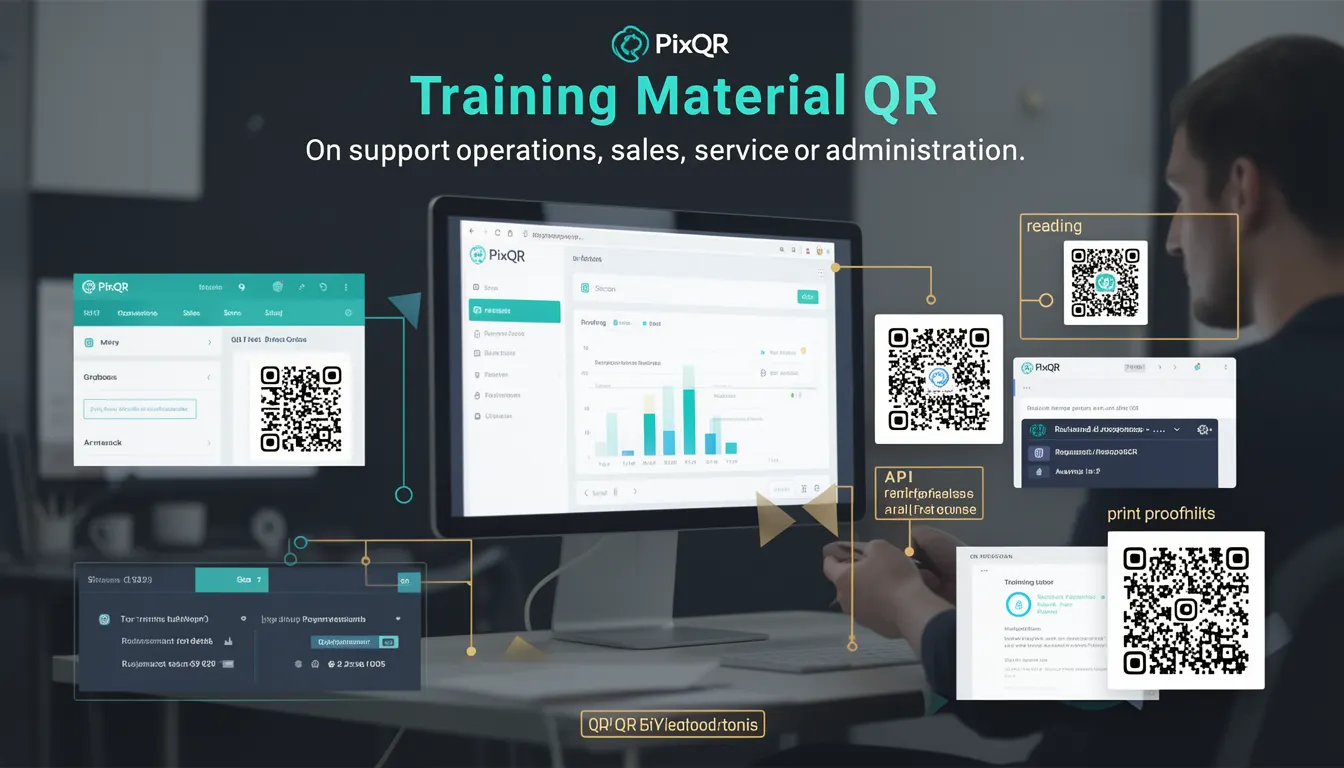 Training Material QR developer glossary illustration