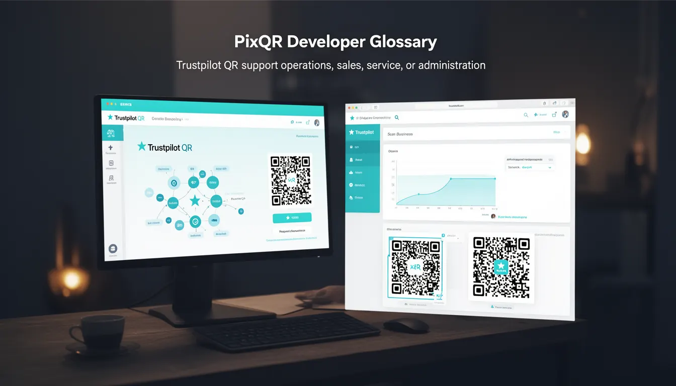 Trustpilot QR developer glossary illustration