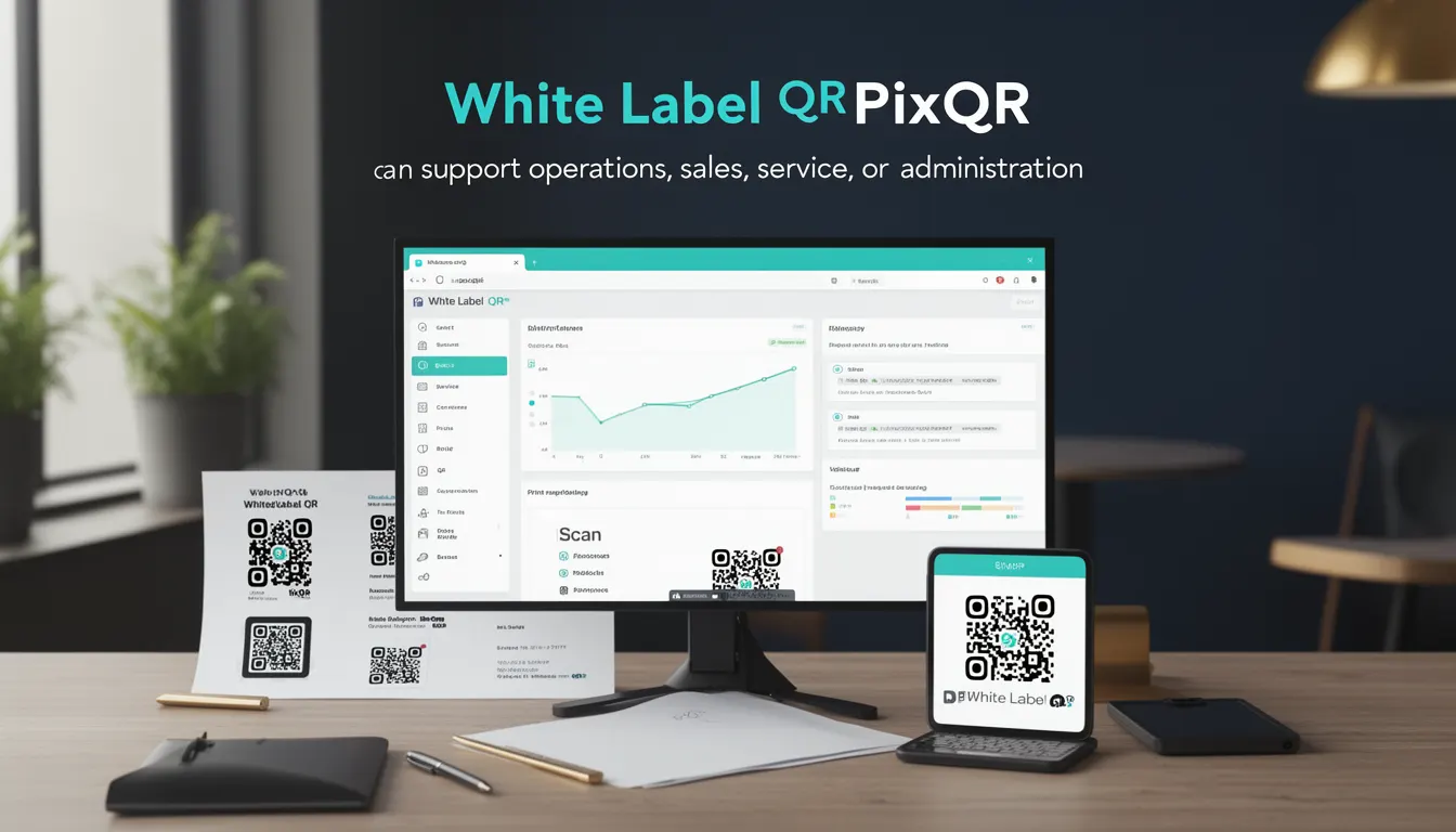 White Label QR developer glossary illustration