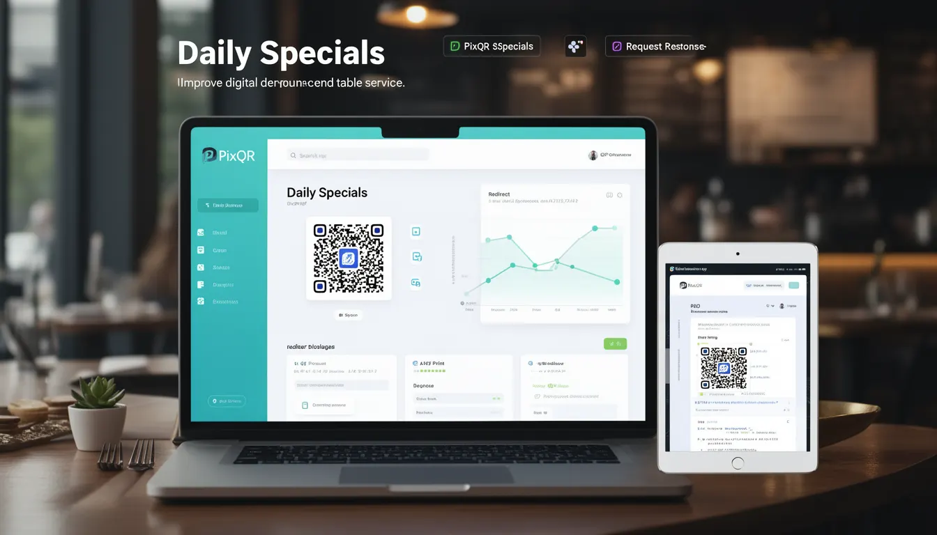 Daily Specials - PixQR Developer Glossary Daily Specials developer glossary illustration