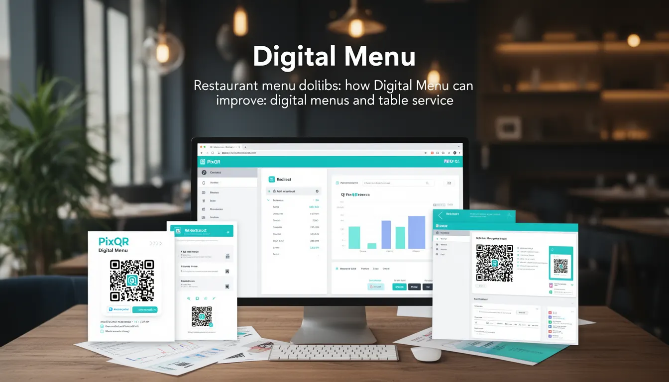 Digital Menu developer glossary illustration