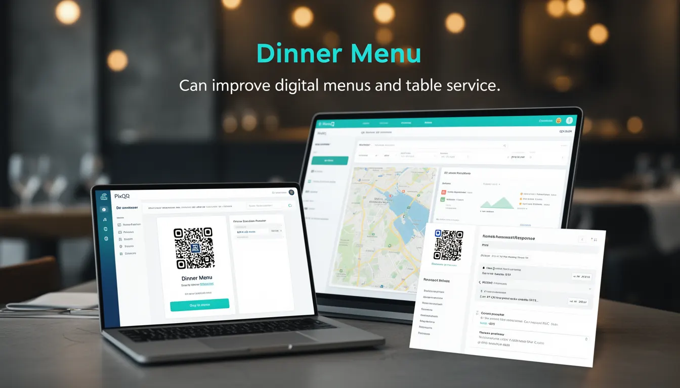 Dinner Menu developer glossary illustration