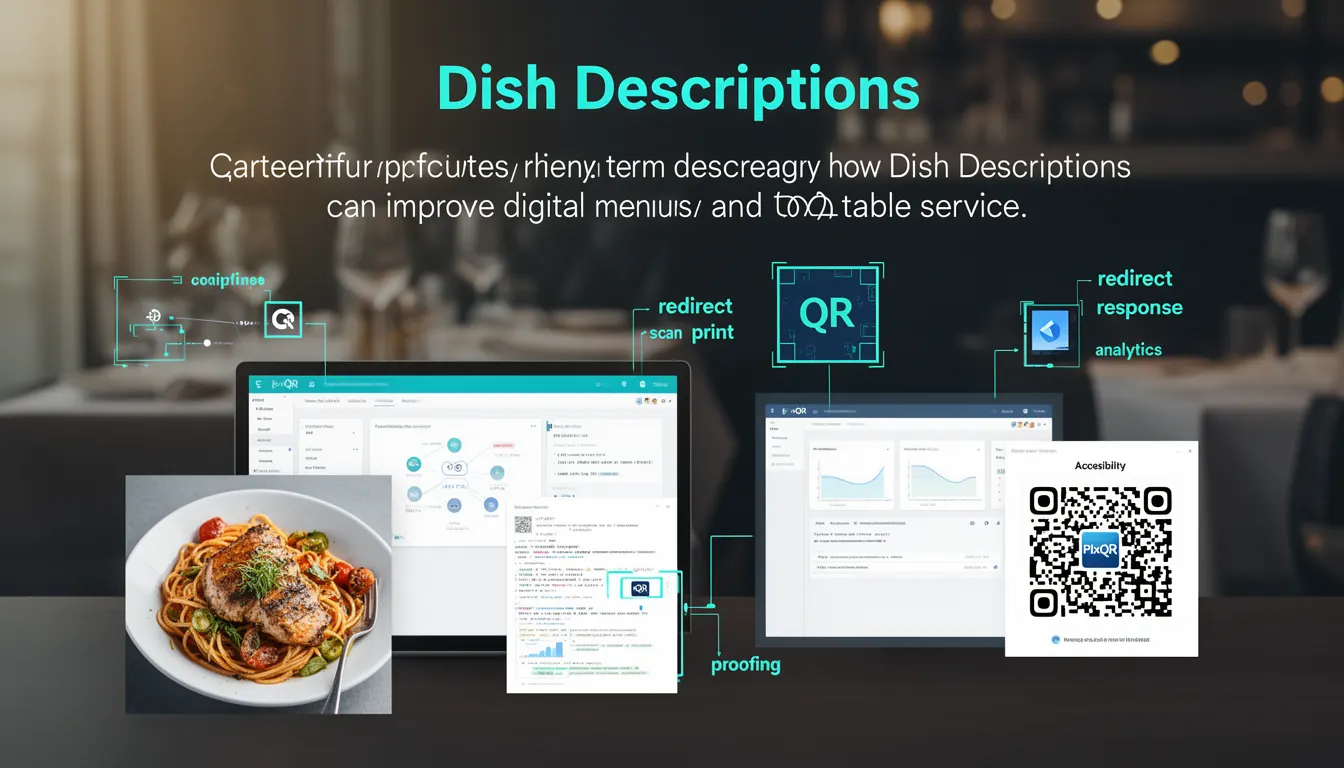 Dish Descriptions developer glossary illustration