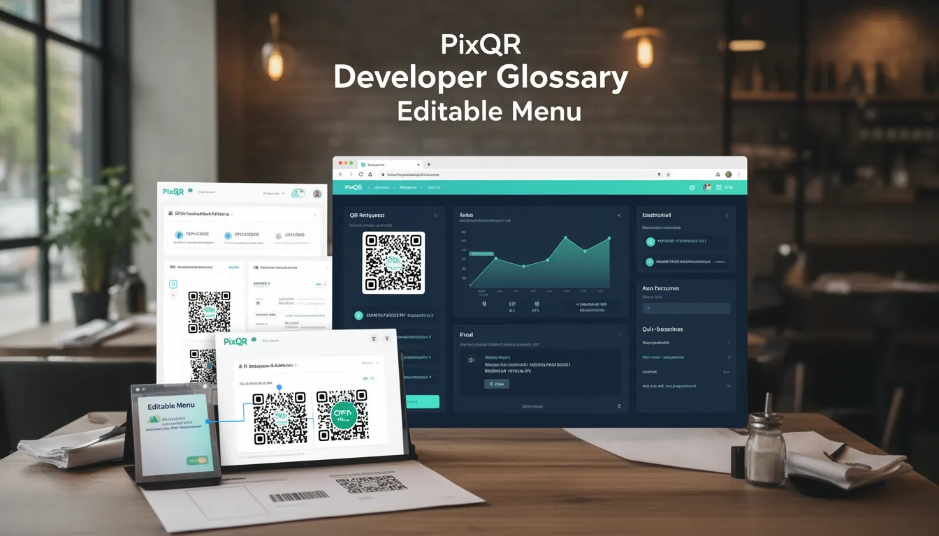 Editable Menu developer glossary illustration