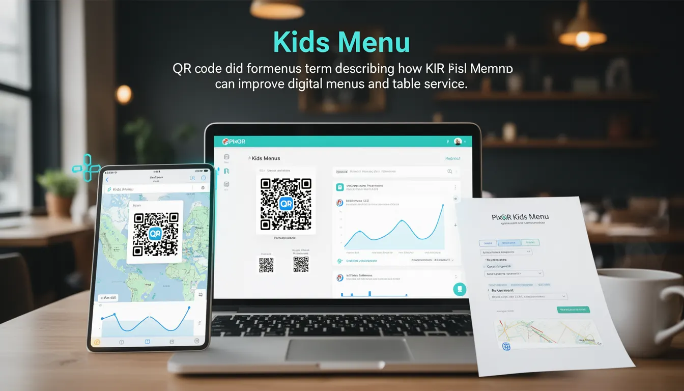 Kids Menu - PixQR Developer Glossary Kids Menu developer glossary illustration