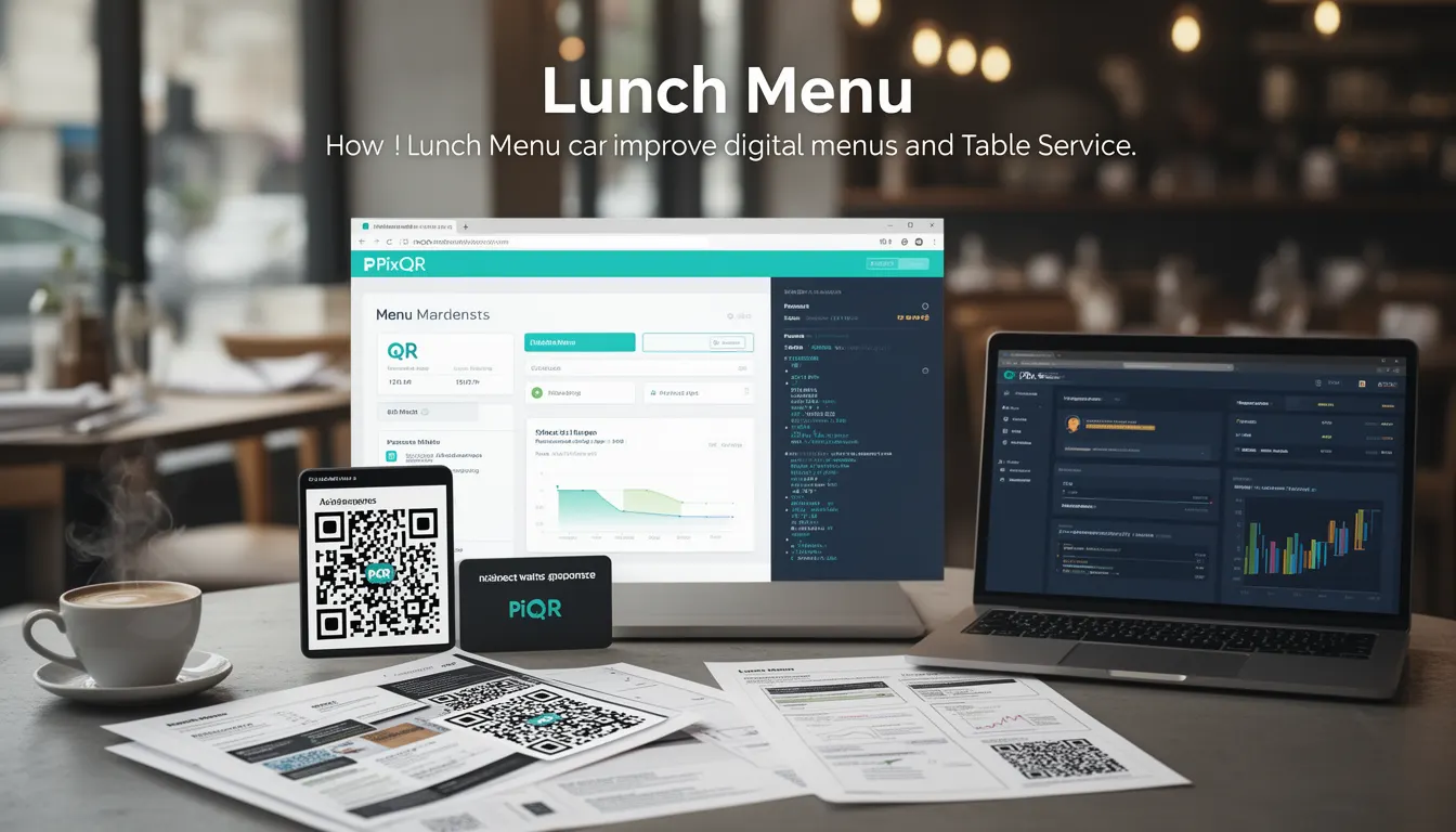 Lunch Menu developer glossary illustration