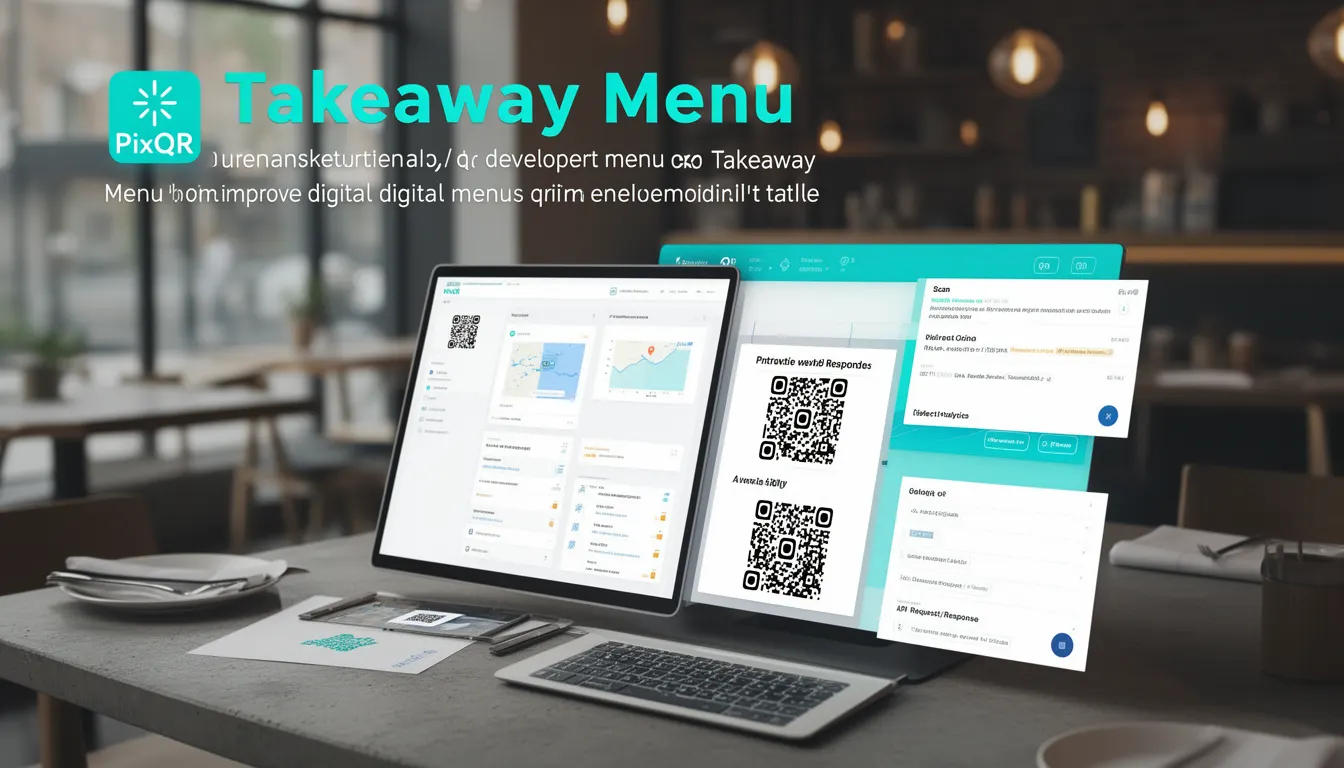 Takeaway Menu developer glossary illustration
