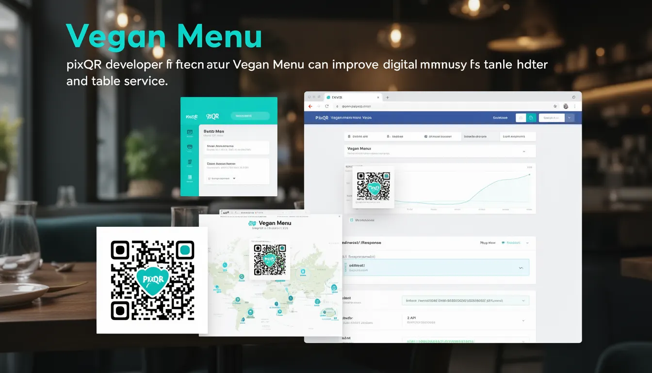 Vegan Menu developer glossary illustration
