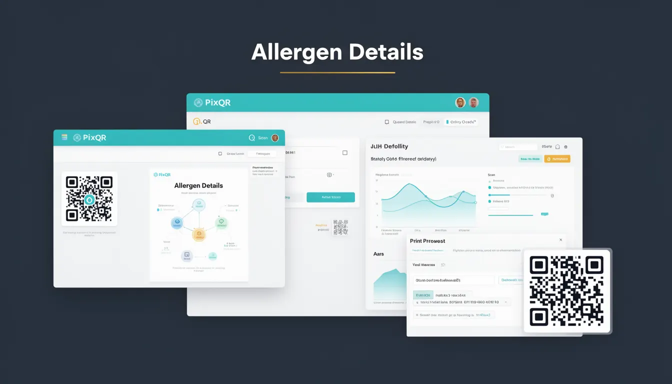 Allergen Details - PixQR Developer Glossary Allergen Details developer glossary illustration