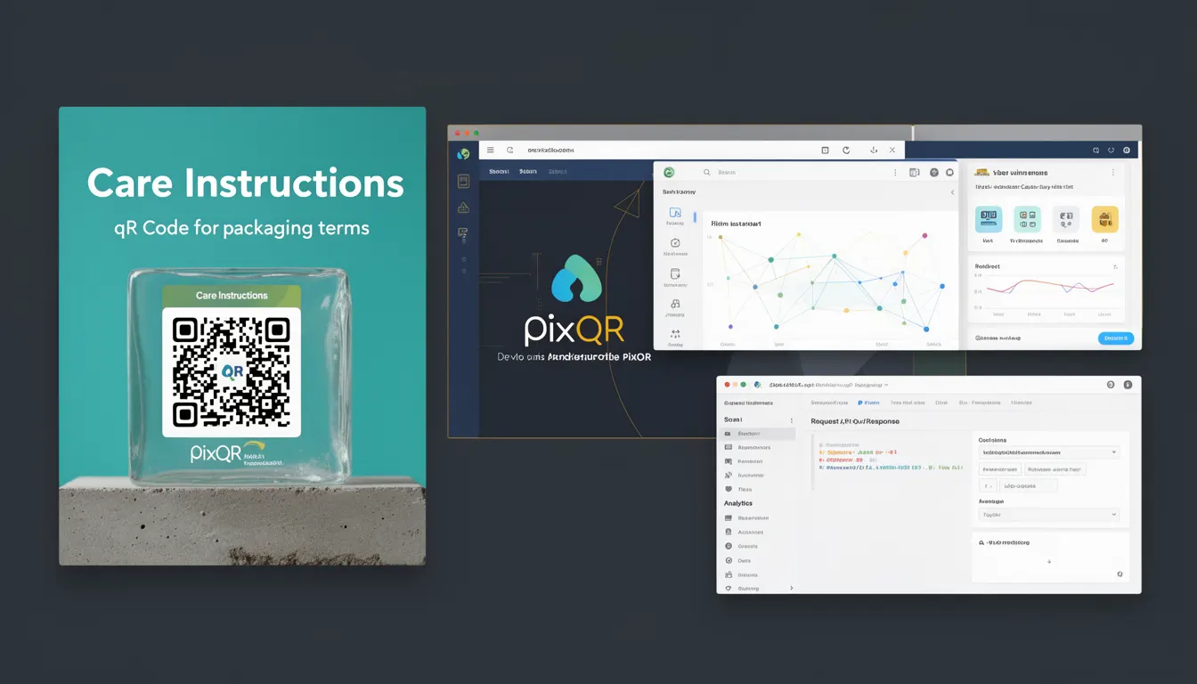 Care Instructions - PixQR Developer Glossary Care Instructions developer glossary illustration