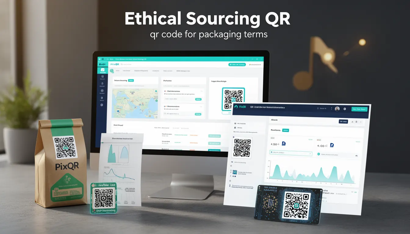 Ethical Sourcing QR developer glossary illustration
