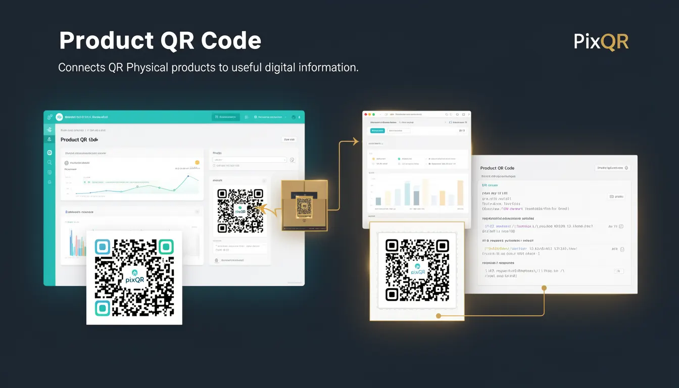 Product QR Code developer glossary illustration