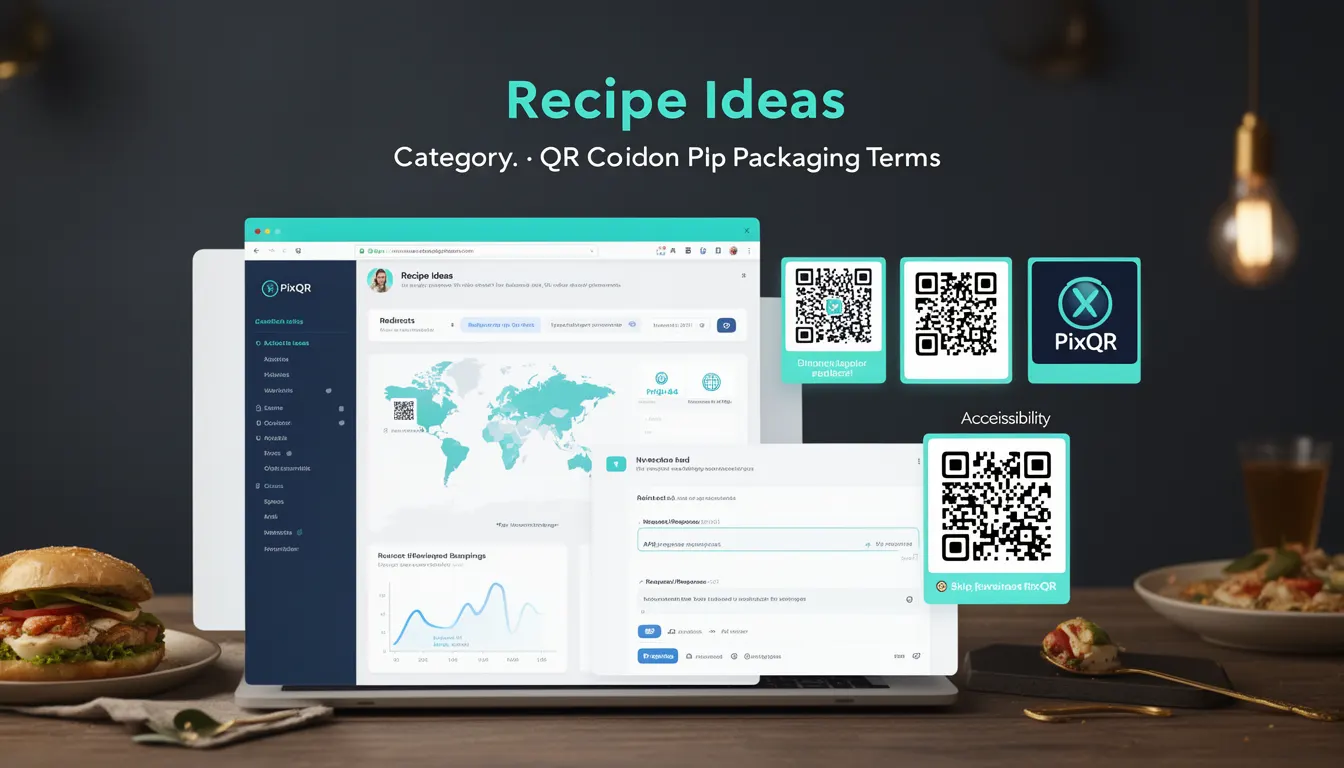 Recipe Ideas - PixQR Developer Glossary Recipe Ideas developer glossary illustration