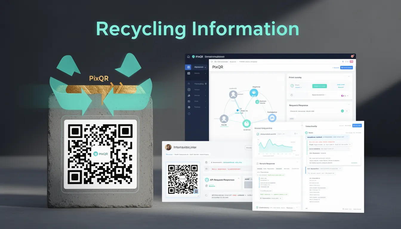 Recycling Information - PixQR Developer Glossary Recycling Information developer glossary illustration