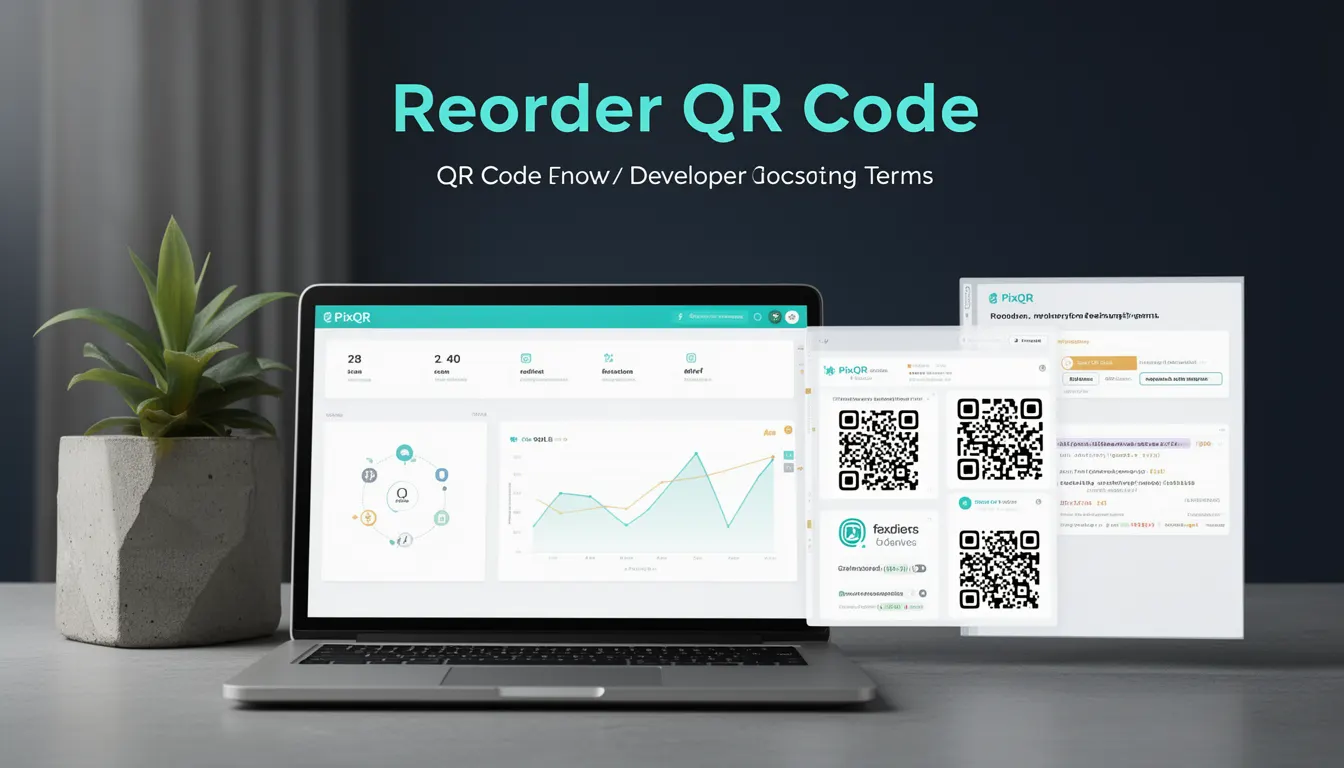 Reorder QR Code developer glossary illustration