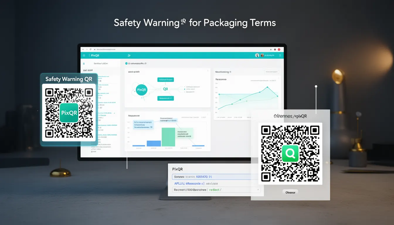 Safety Warning QR - PixQR Developer Glossary Safety Warning QR developer glossary illustration